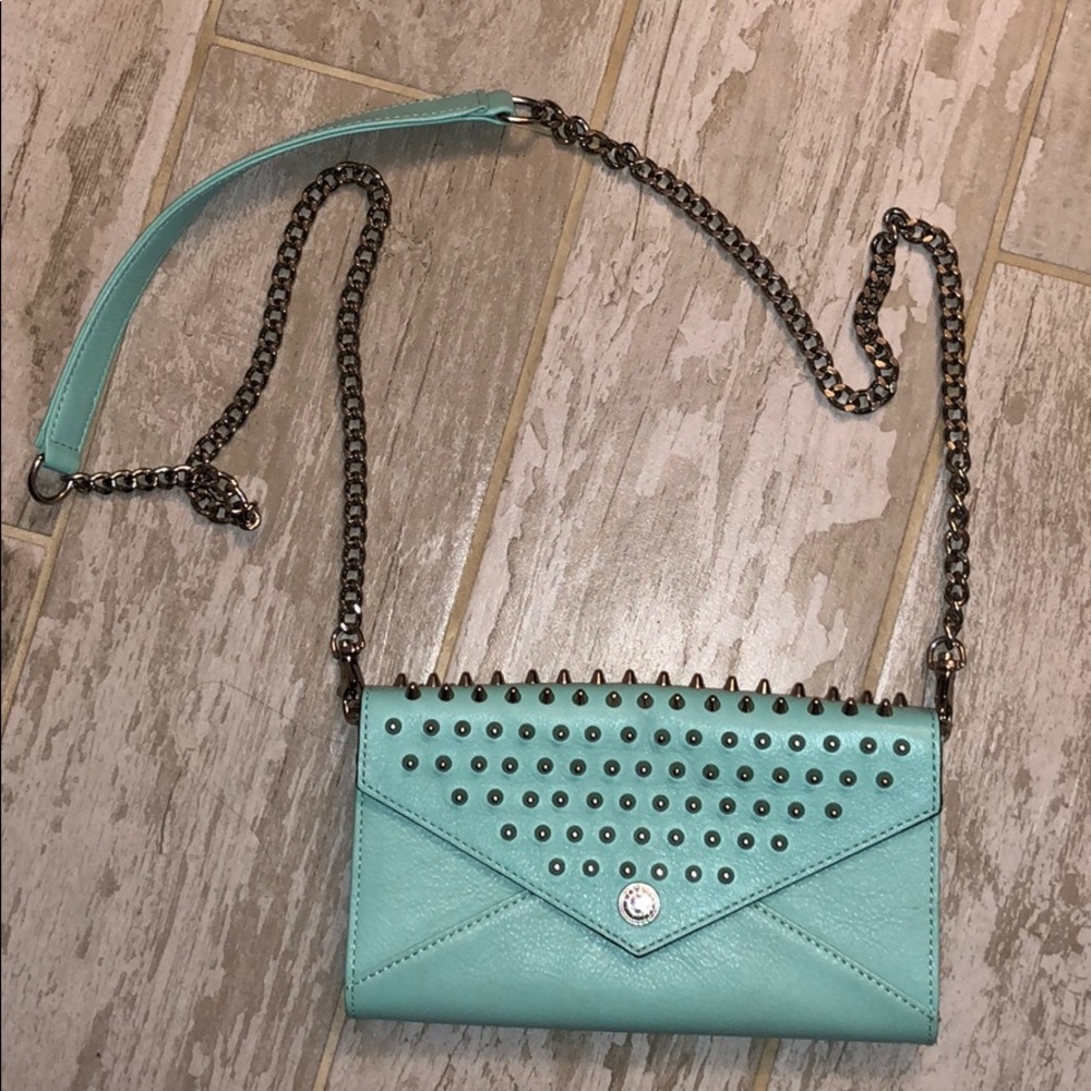REBECCA MINKOFF clutch/ wallet on chain